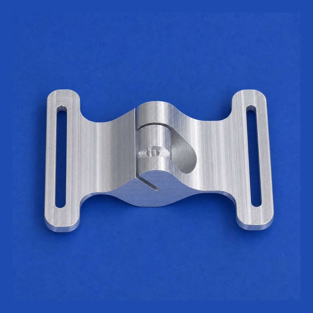 Precision aluminum mounting bracket