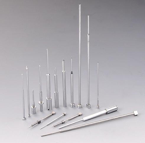 Long narrow precision pins