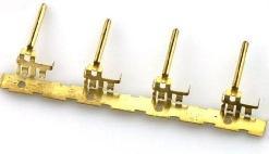 Formed connector terminals