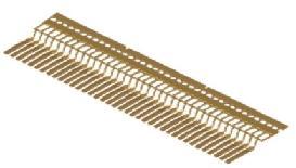 Long precision stamped strip