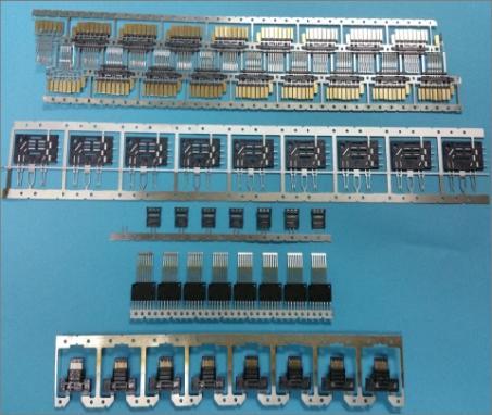 Multi-stage formed connector products